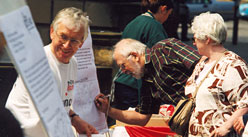 Collecting signatures in Edinburgh