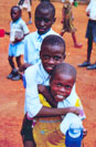 Children at Kamwokya Informal School, Uganda