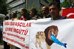 Fishermen protest in Ankara: Creative Commons